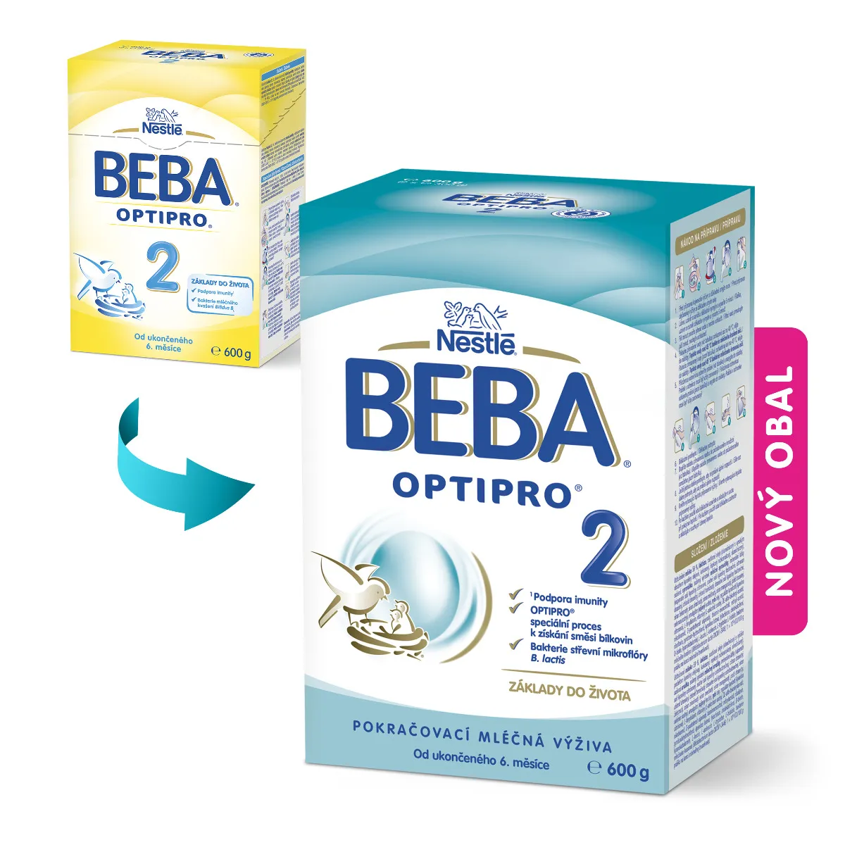 BEBA OPTIPRO 2 6x600 g