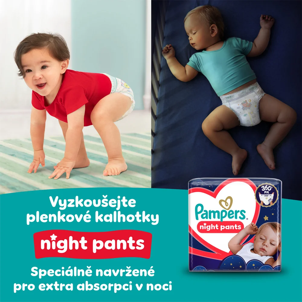 Pampers Active Baby vel. 3 6–11 kg plenkové kalhotky 210 ks