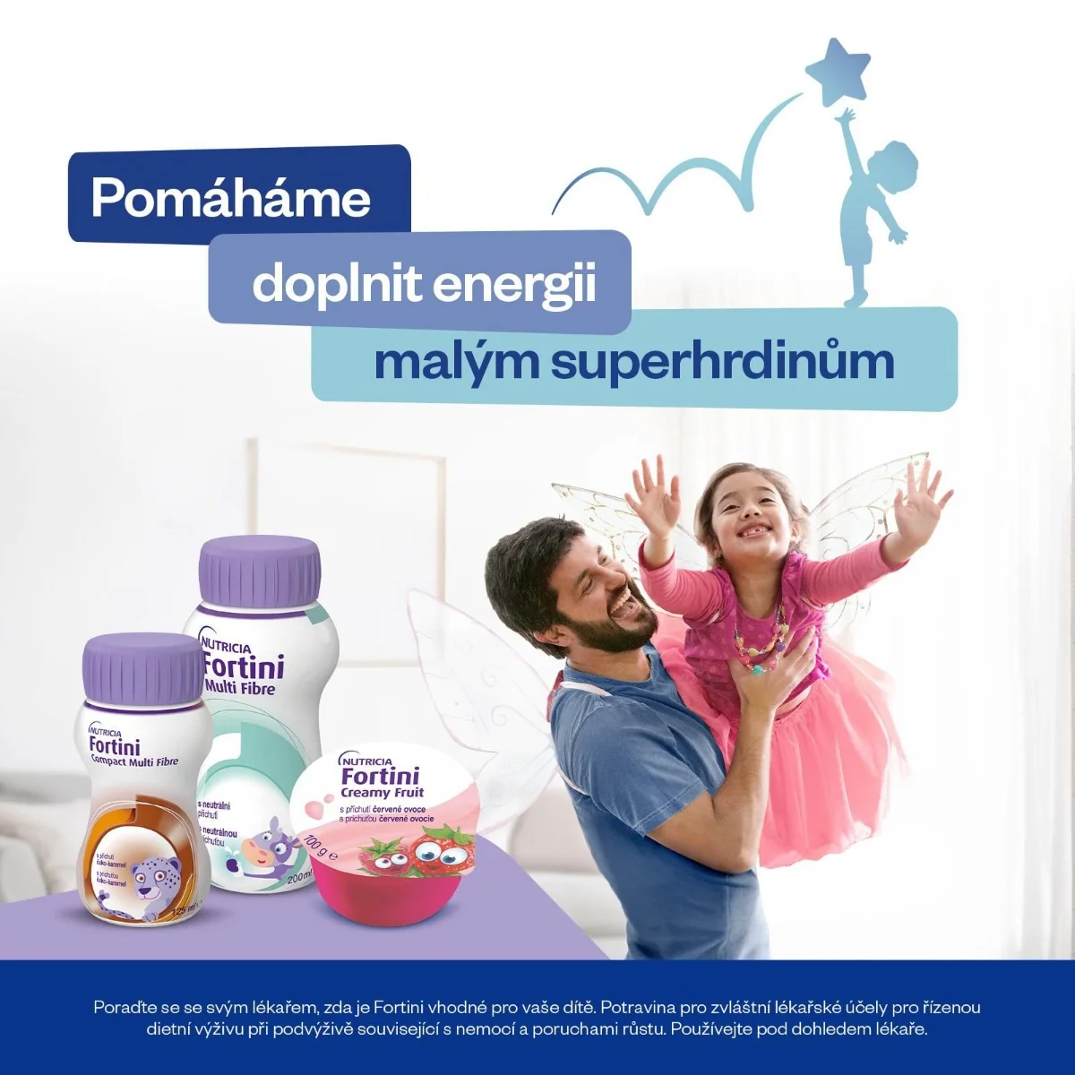 Fortini Pro děti s vlákninou Banán 200 ml