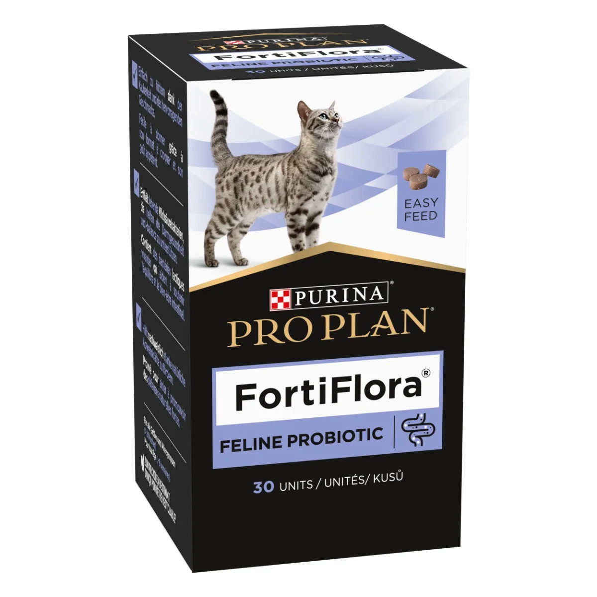 Purina Pro Plan FortiFlora probiotikum pro kočky žvýkací tablety 30 ks