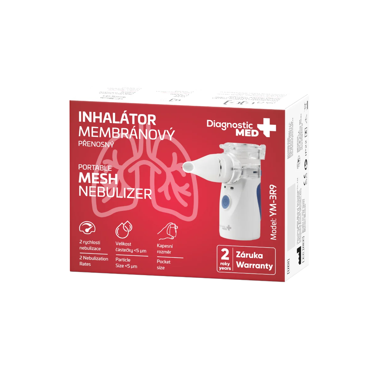 Biotter Mesh inhalátor membránový s příslušenstvím sada