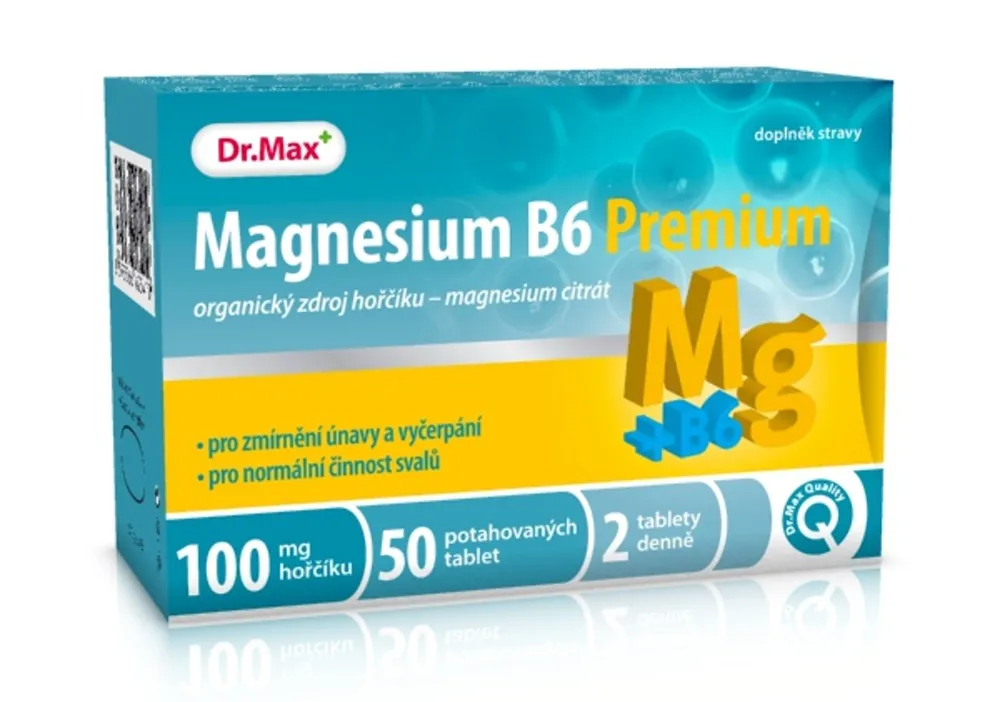 Dr. Max Magnesium B6 Premium 100 mg 50 tablet