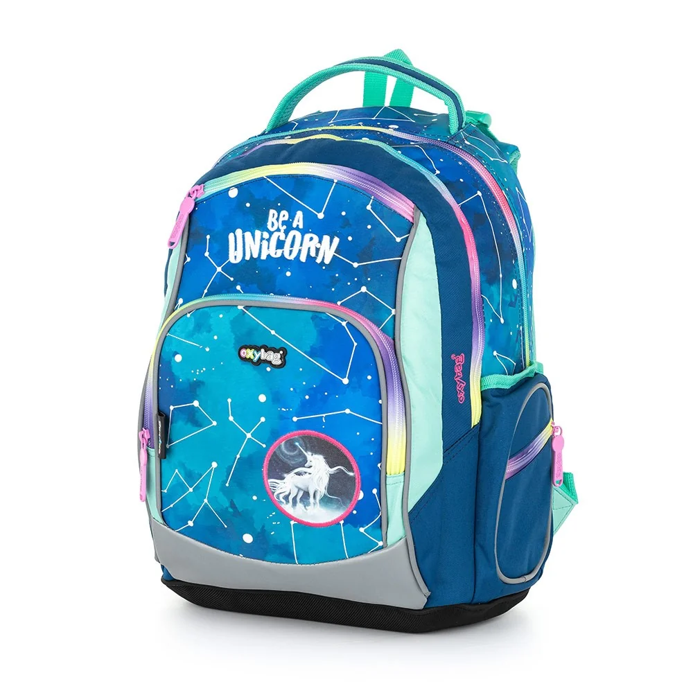 Oxybag Školní batoh OXY GO Unicorn pattern
