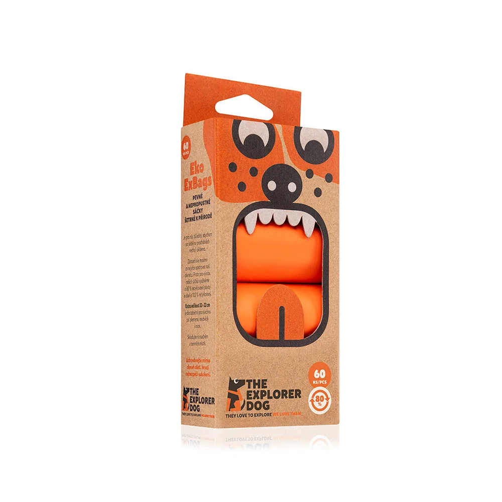 Explorer dog Sáčky recyklované na psí hovínka 60 ks