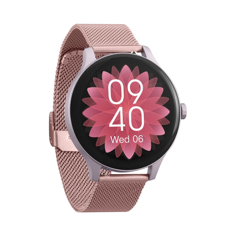 Garett Smartwatch Classy smart hodinky Pink Steel