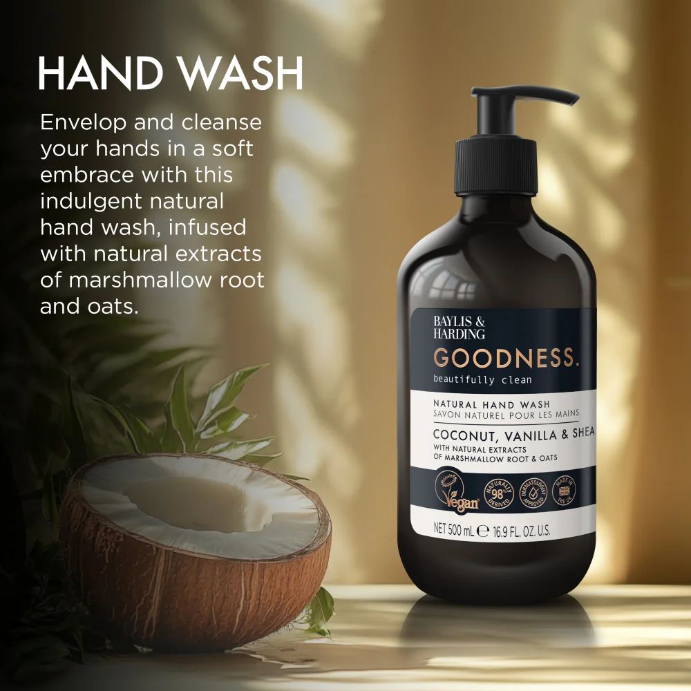 Baylis & Harding Goodness Tekuté mýdlo na ruce Kokos, Vanilka & Shea 500 ml