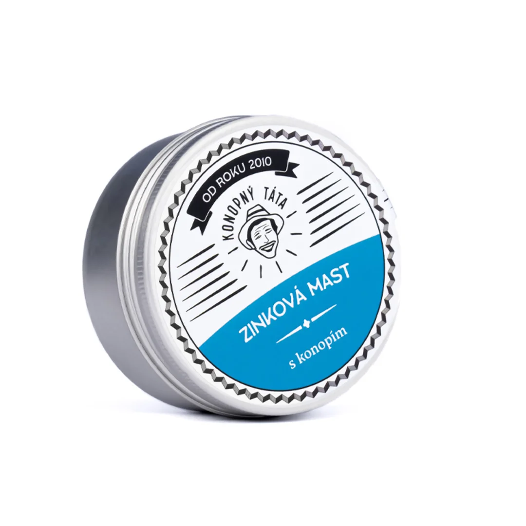 Konopný Táta Zinková mast s konopím 80 ml