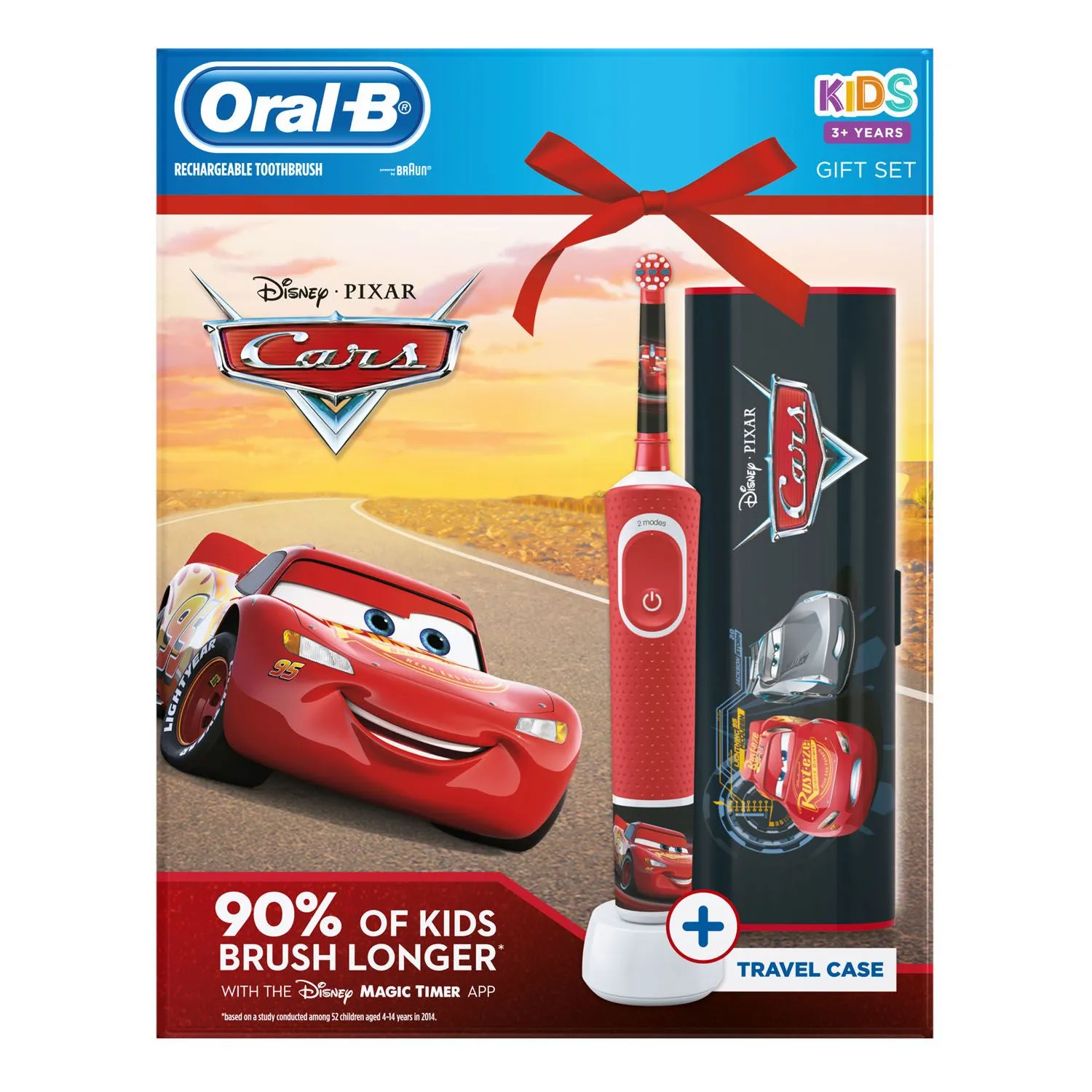 Oral-B Vitality Kids Cars elektrický zubní kartáček + cestovní pouzdro