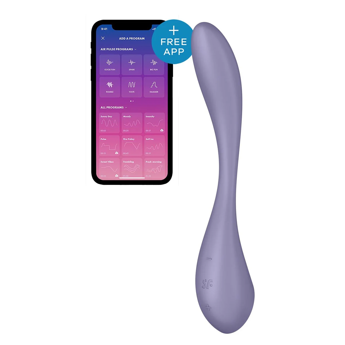 Satisfyer G-Spot Flex 5 Connect App - Minivibrátor