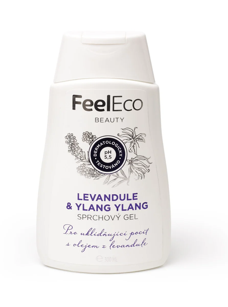 Feel Eco Sprchový gel Levandule & Ylang-Ylang 300 ml