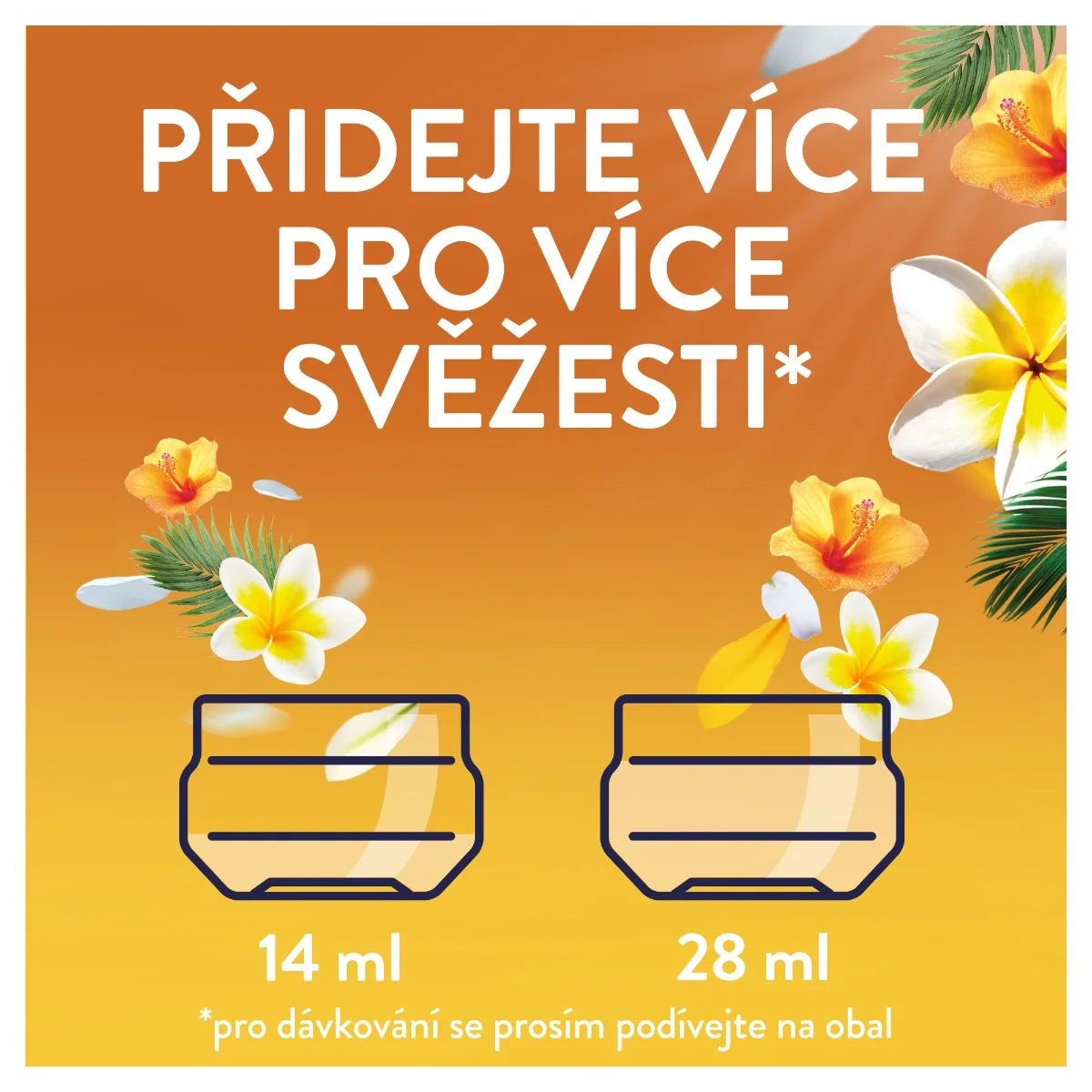 Lenor Fresh Air Aviváž Tropical Sunset 1064 ml 76 praní