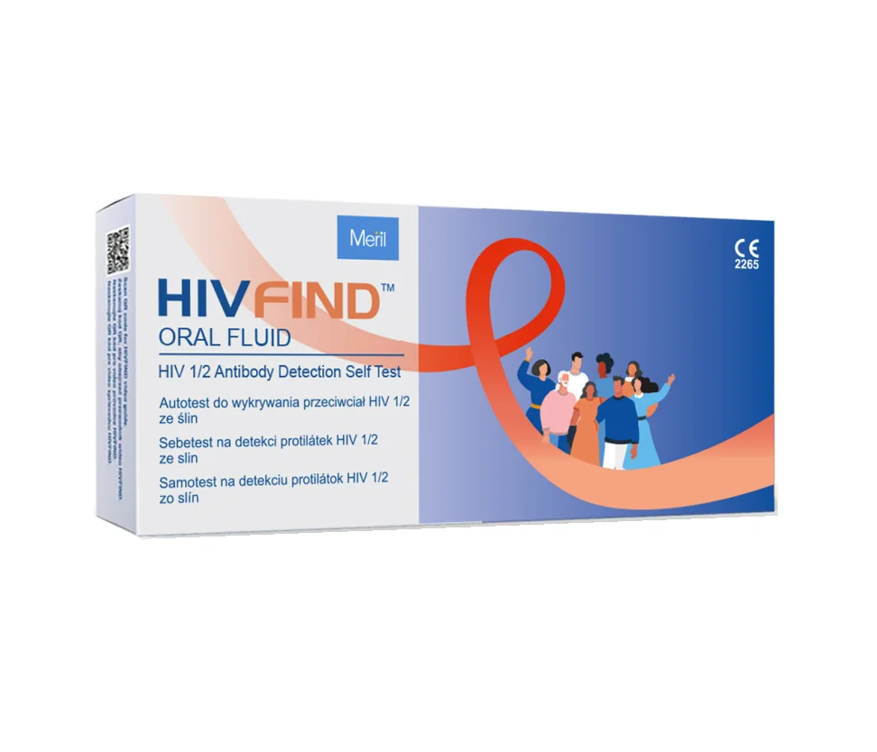 Meril HIV FIND Sebetest na detekci HIV ze slin 1 ks