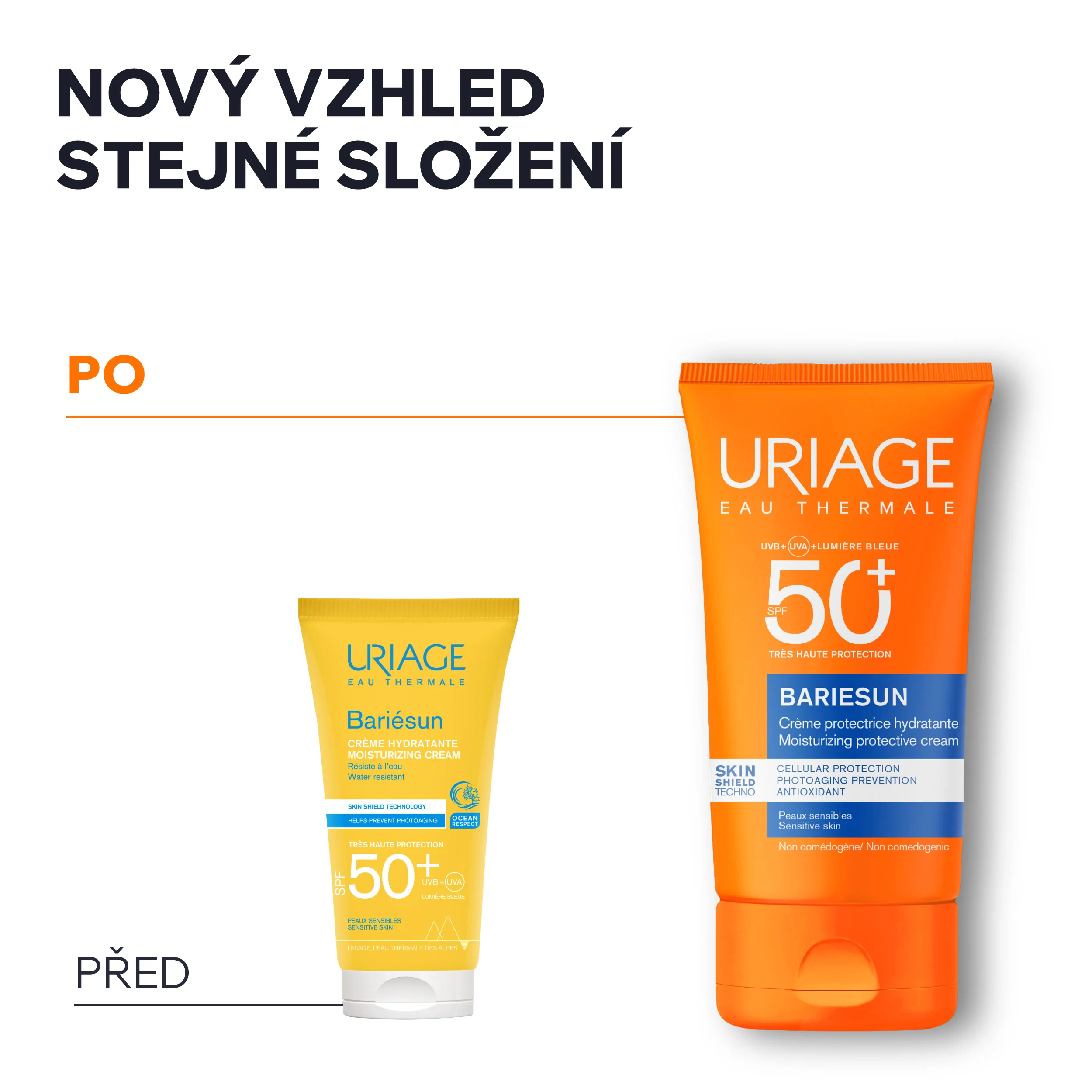 Uriage Bariésun Tónovaný opalovací krém SPF50+ zlatý odstín 50 ml