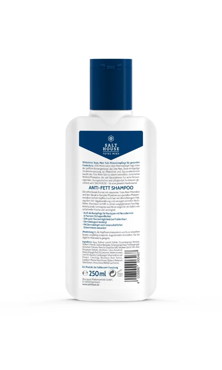 Salt House Šampon na mastnou pokožku hlavy 250 ml