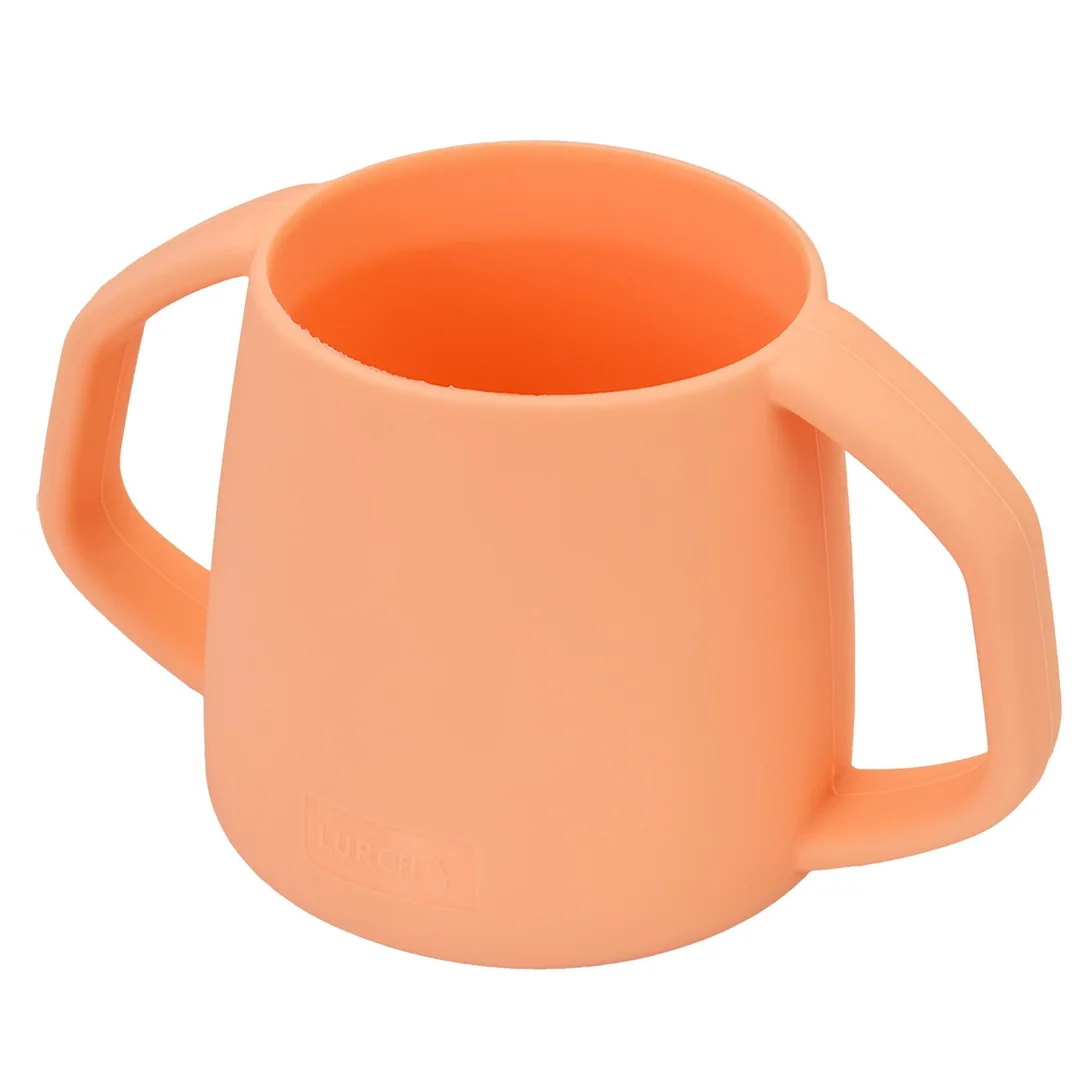 Lurch dětský silikonový hrnek apricot (00280041)