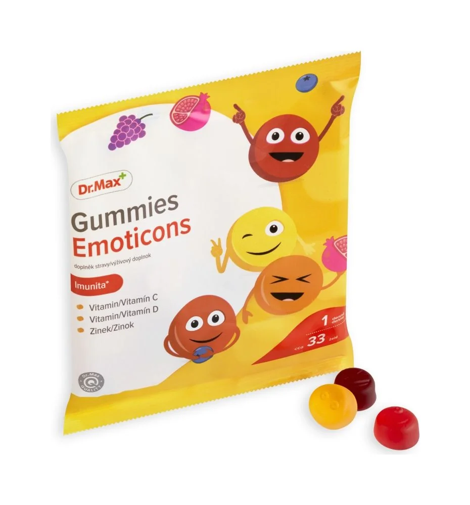 Dr. Max Gummies Emoticons želé 33 ks