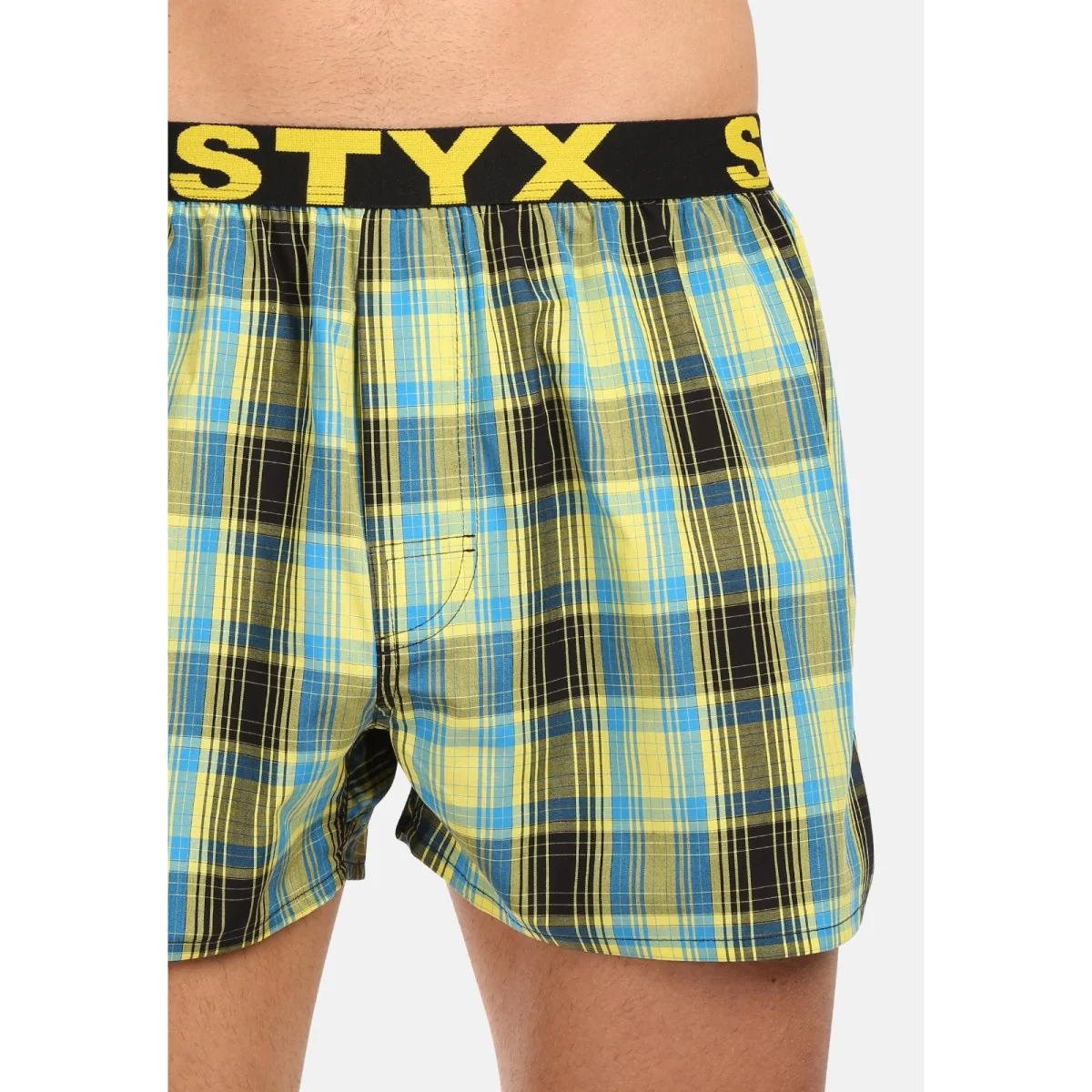 Styx Pánské trenky sportovní guma vícebarevné (B1021) L