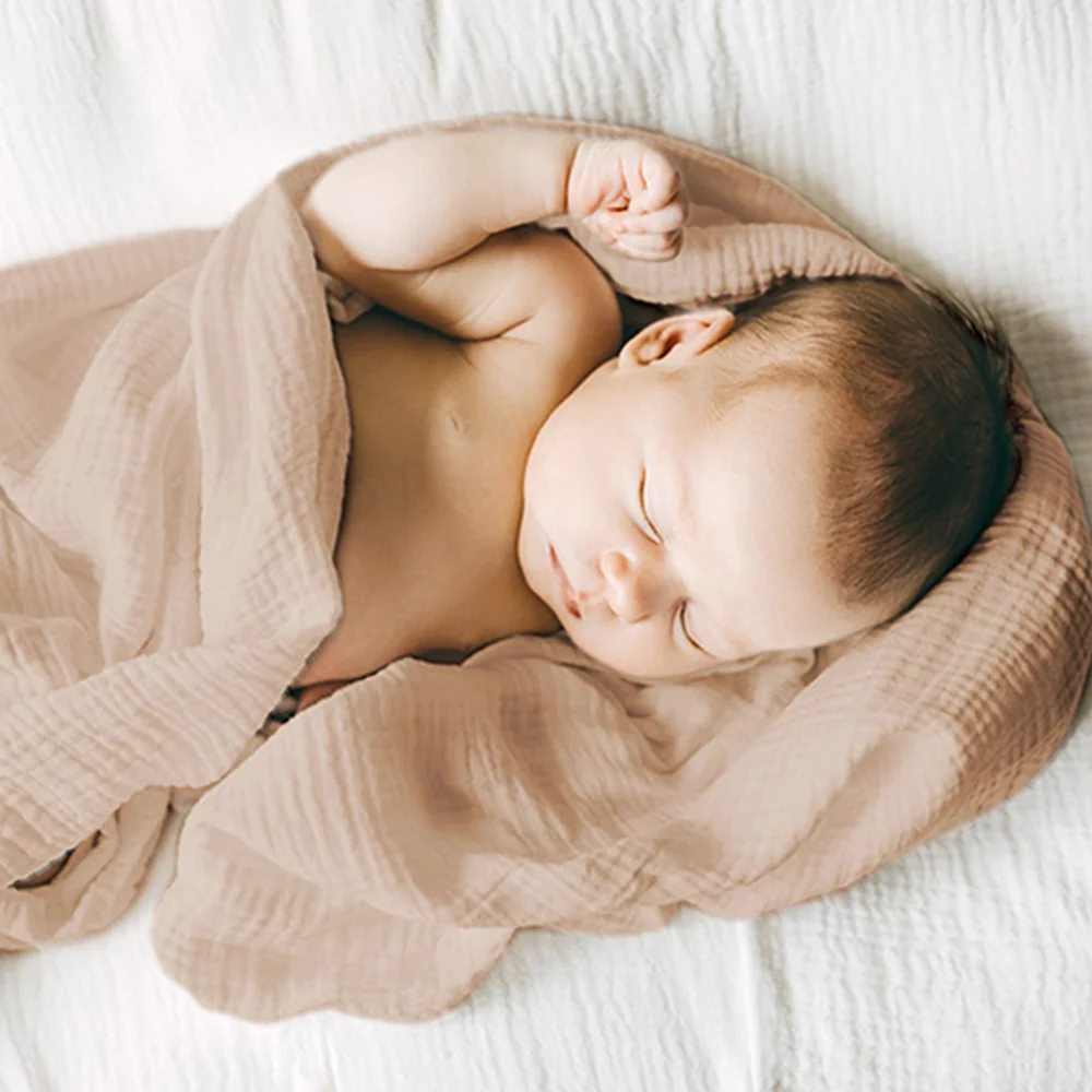 Babyono Pleny mušelínové Super soft 3 ks béžové