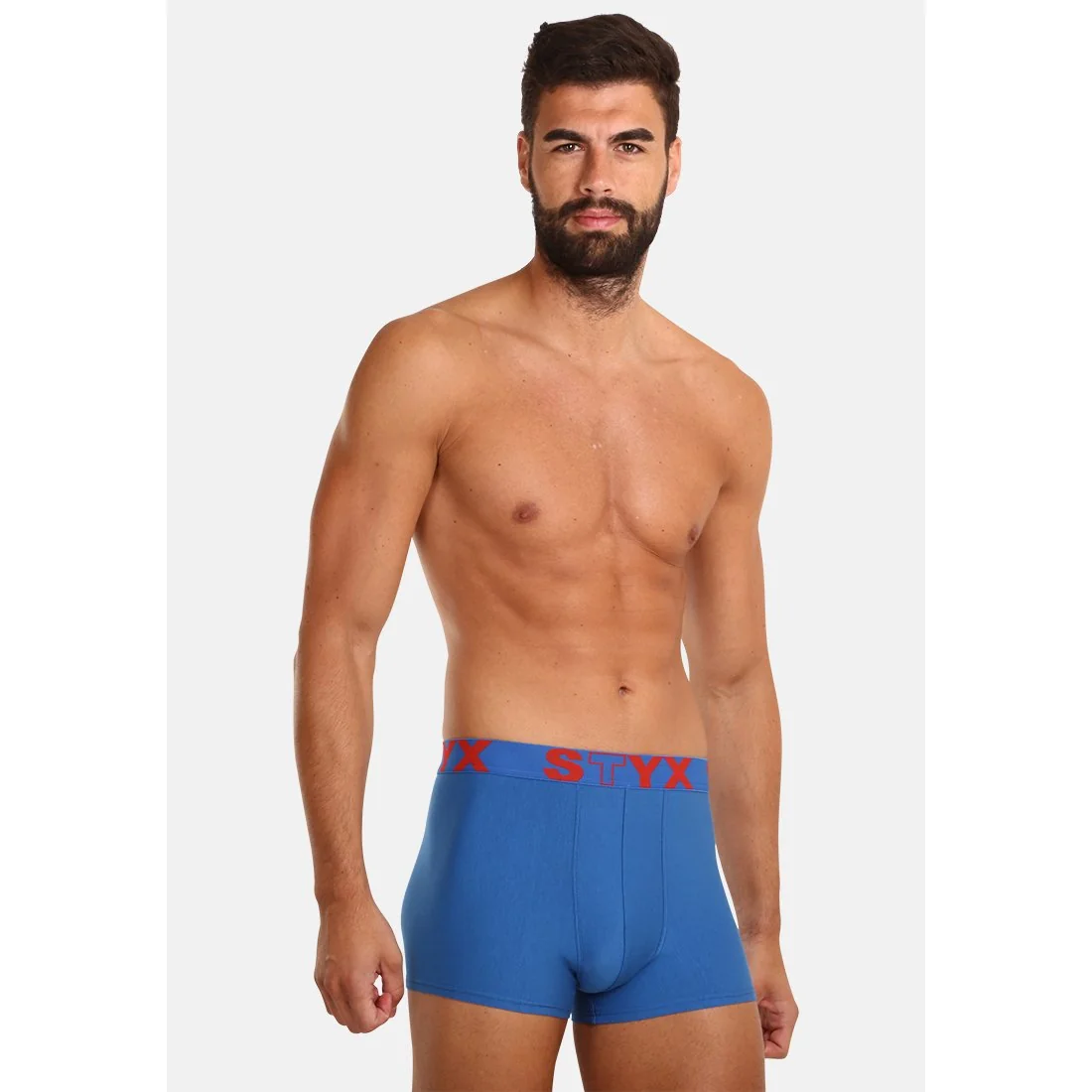 Styx 3PACK pánské boxerky sportovní guma vícebarevné (G9676964) L