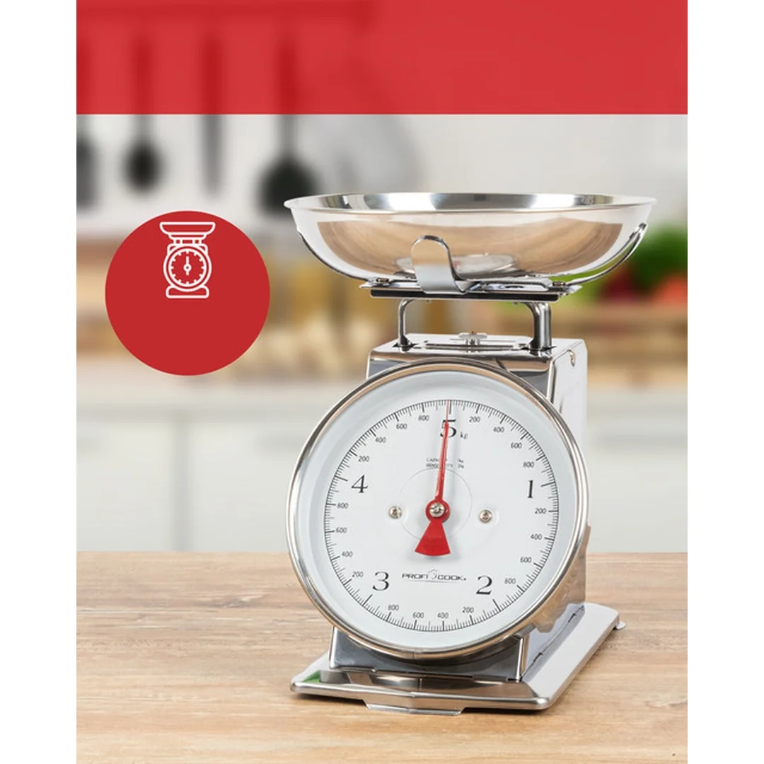 ProfiCook KW 1247 RETRO kuchňská váha,nerez,ECO