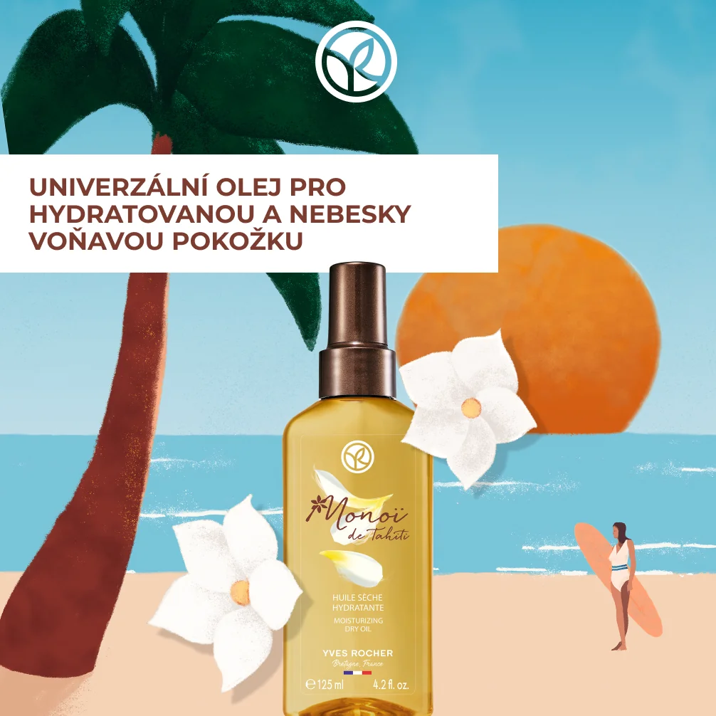 Yves Rocher Monoi de Tahiti Suchý olej na tělo 125 ml