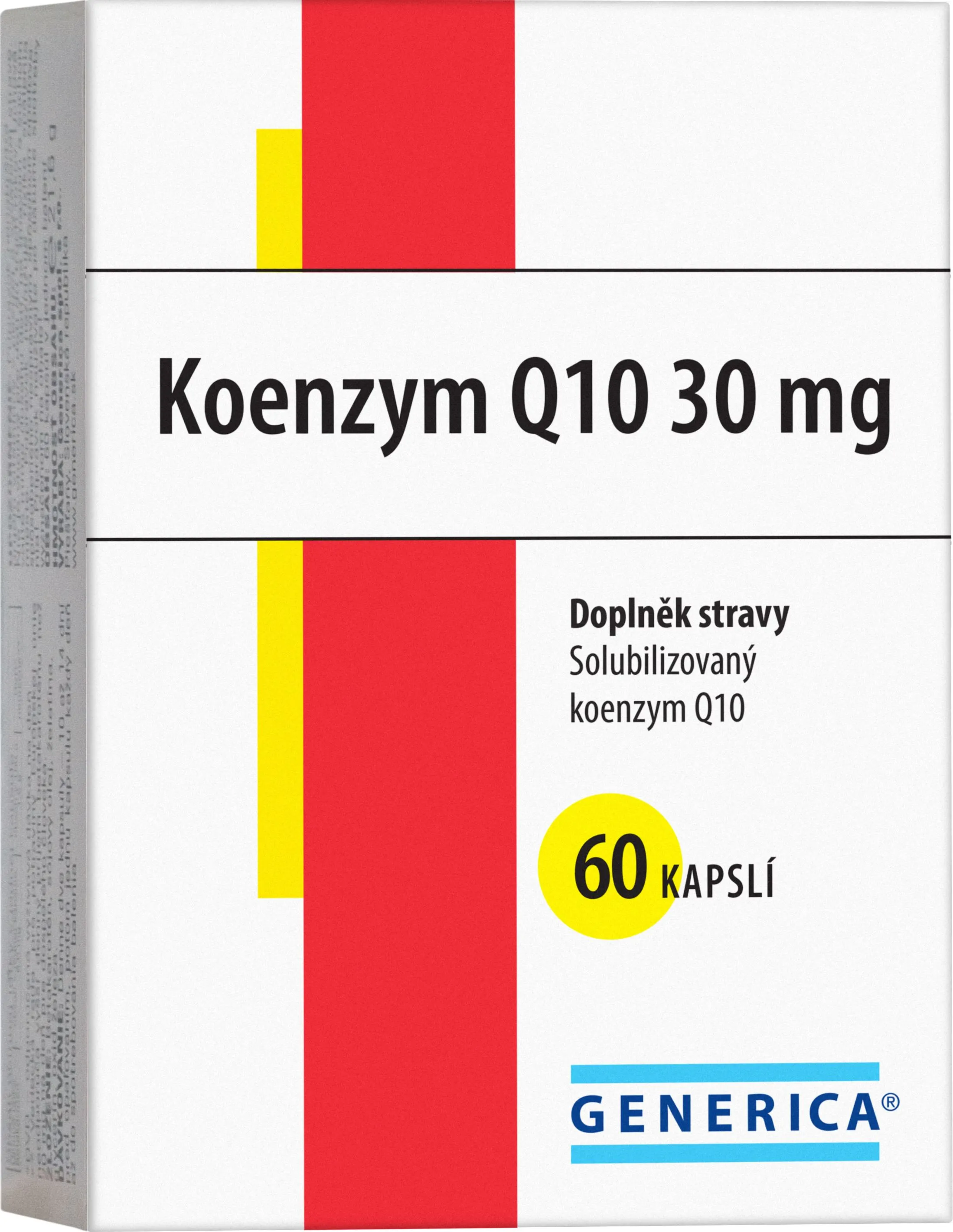 Generica Koenzym Q10 30 mg 60 kapslí