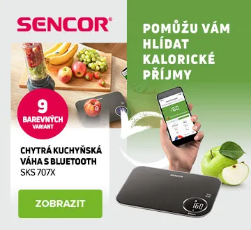 Chytrá kuchyňská váha s Bluetooth Sencor SKS 707x vás díky aplikaci Sencor FOOD 