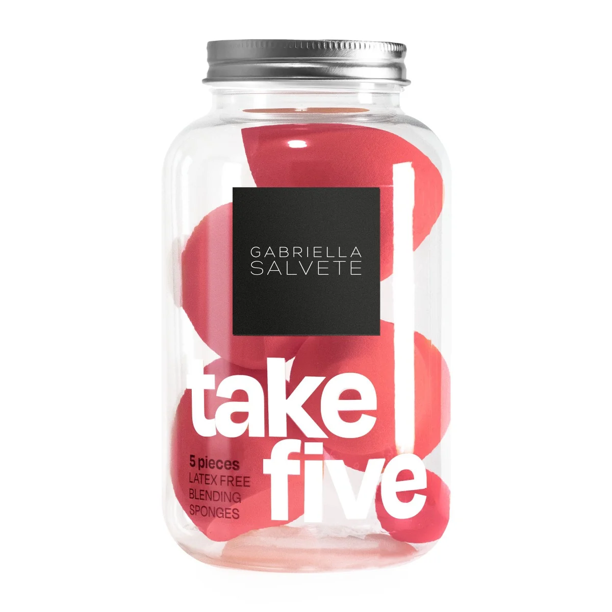 Gabriella Salvete Take Five Sponge mix Rose kosmetické houbičky 5 ks
