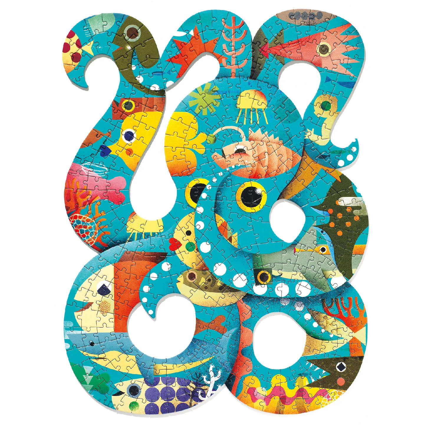 Djeco Puzzle Octopus - 350 pcs