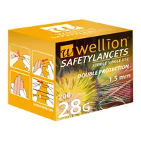 Wellion Safety Lancets 28G