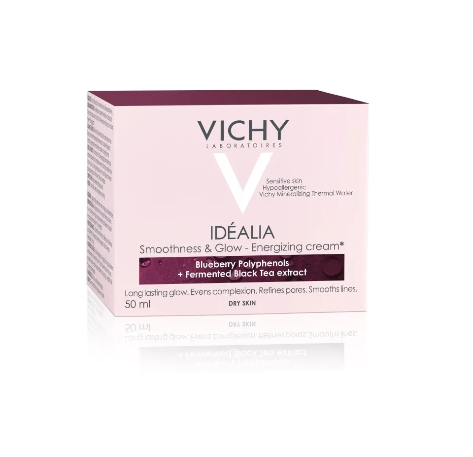 Vichy Idealia Vyhlazující a rozjasňující péče pro suchou pleť 50 ml