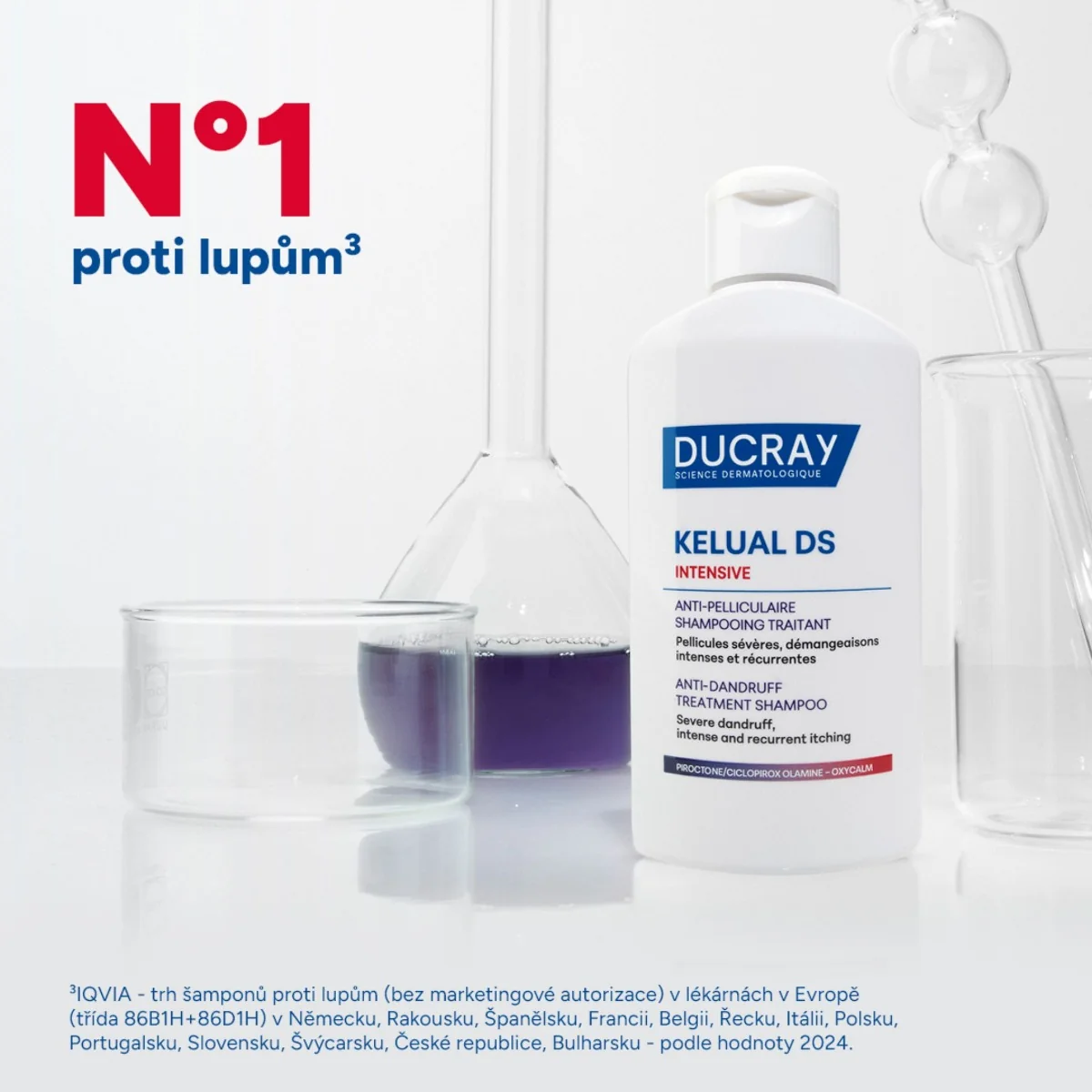 Ducray Kelual DS INTENSIVE Pečující šampon proti lupům 100 ml