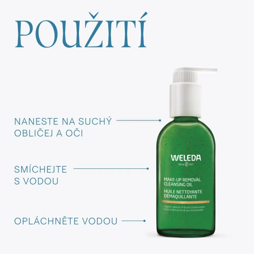 Weleda Čisticí a odličovací olej BIO 150 ml