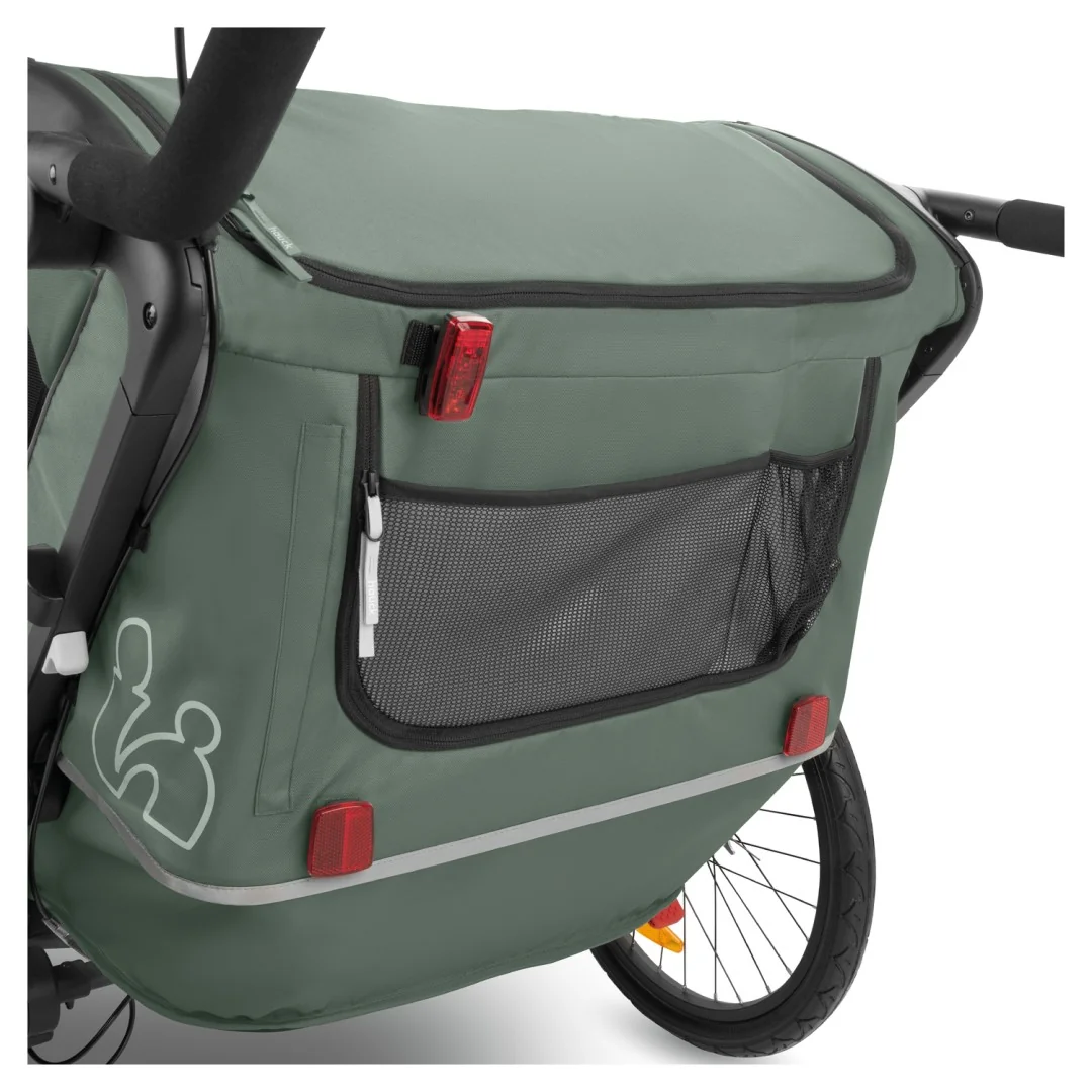 Hauck Bike N Walk Duo cyklovozík 3v1 dark green