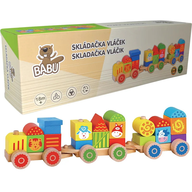 BABU Skládačka vláček