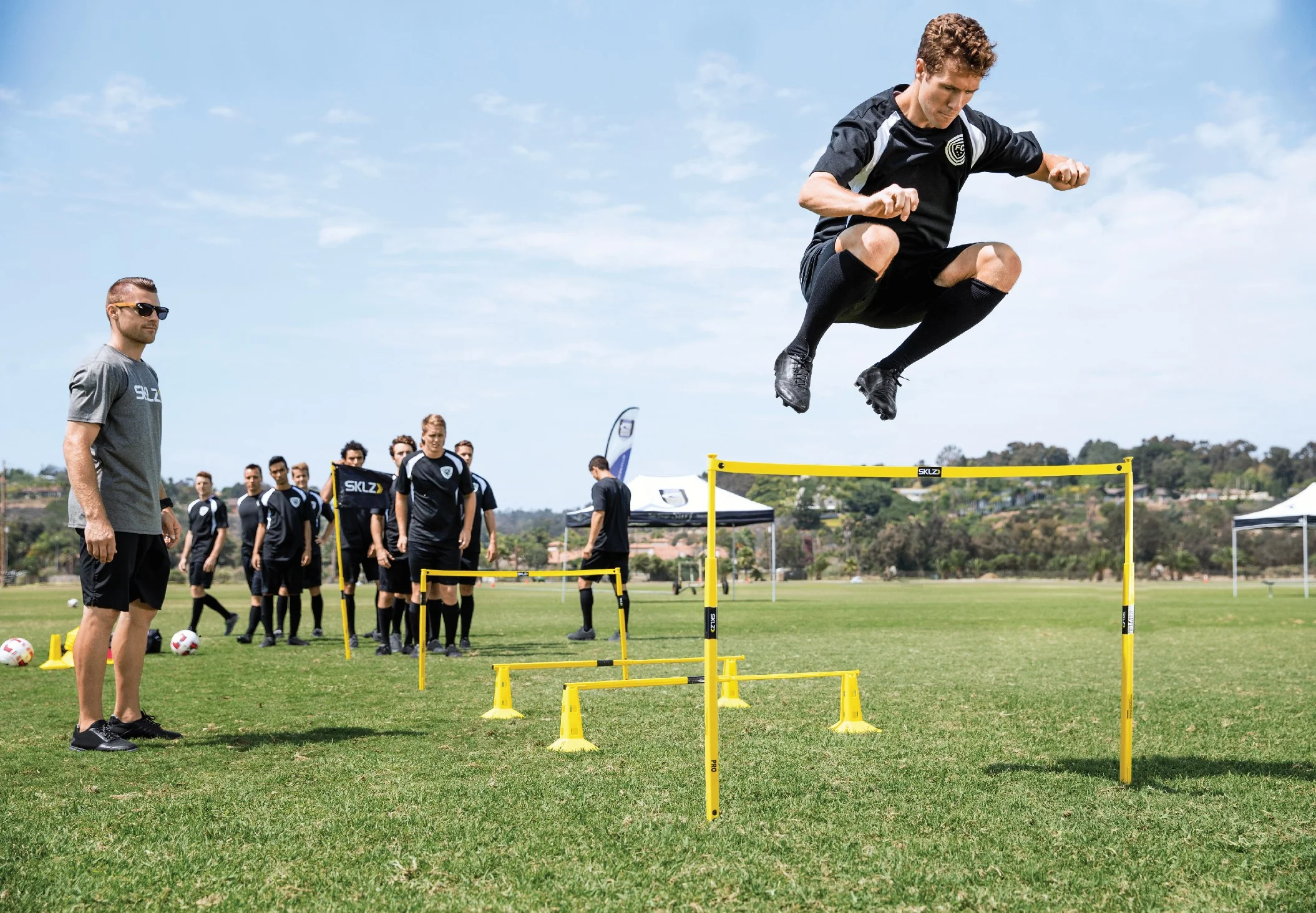 SKLZ Pro Training Agility Poles, slalomové tyče set 8
