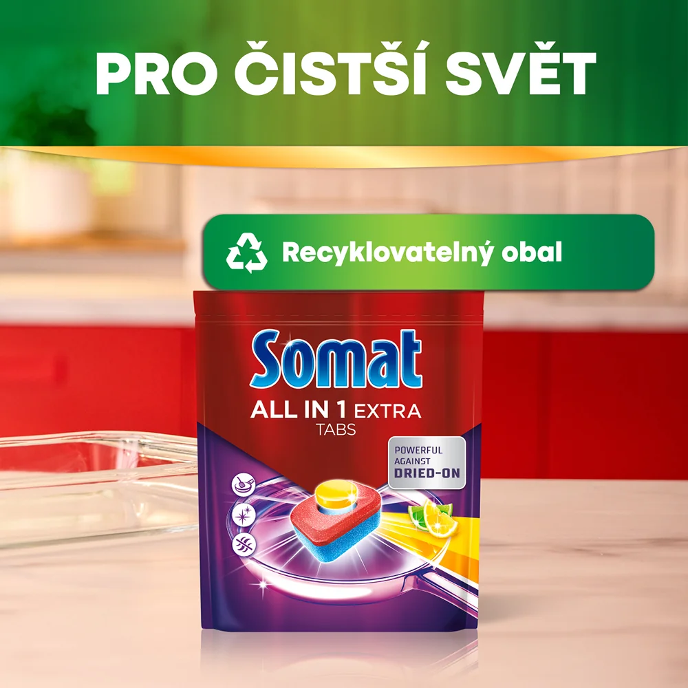 Somat Tablety do myčky All in 1 Extra Lemon & Lime 85 ks