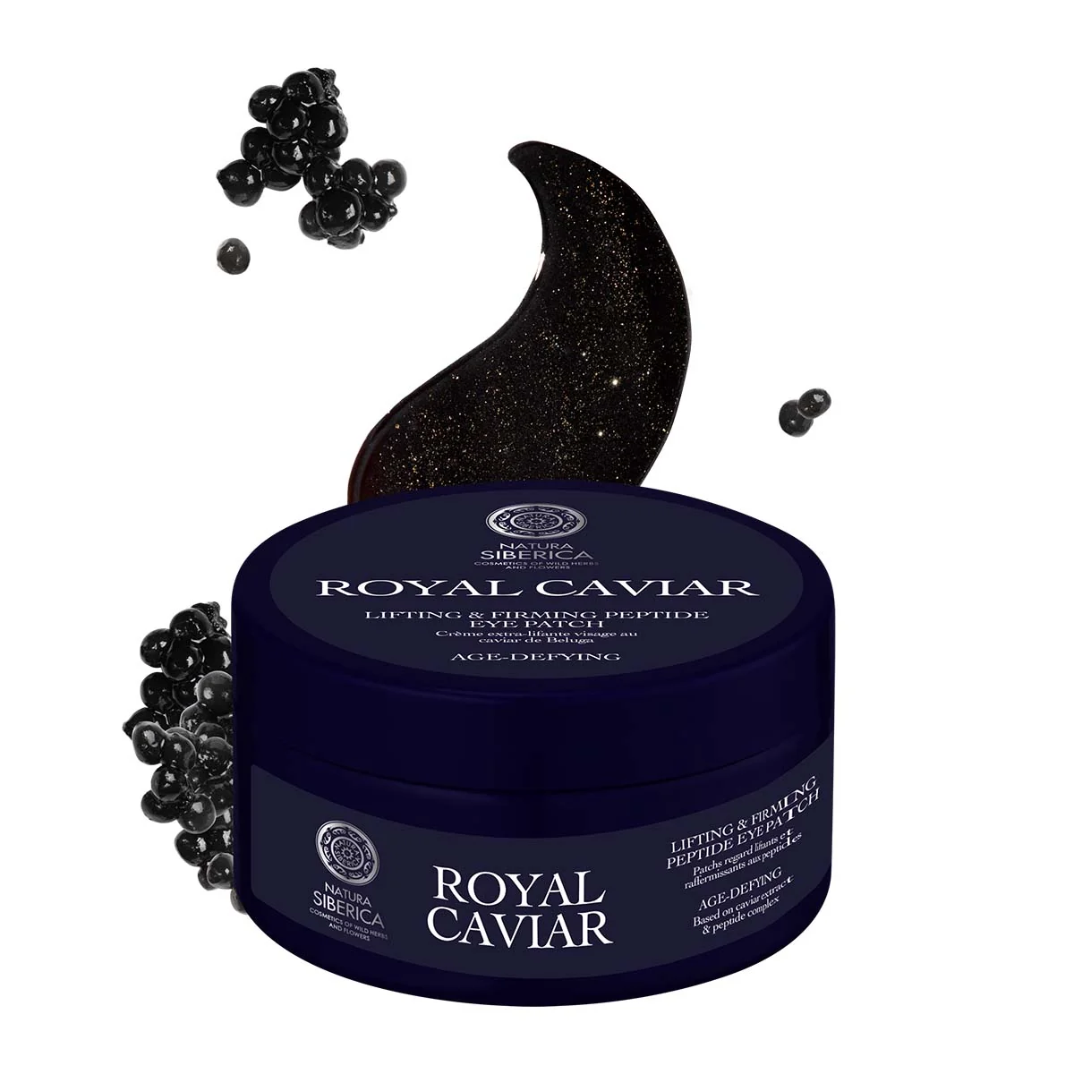 Natura Siberica Royal Caviar Peptidové polštářky pod oči 60 ks