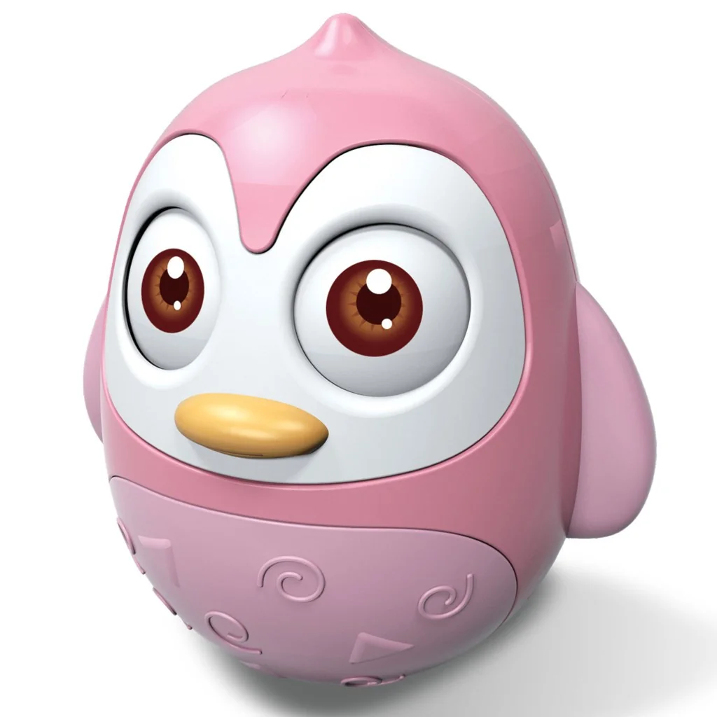 Baby Mix Roly Poly Tučňák - růžový
