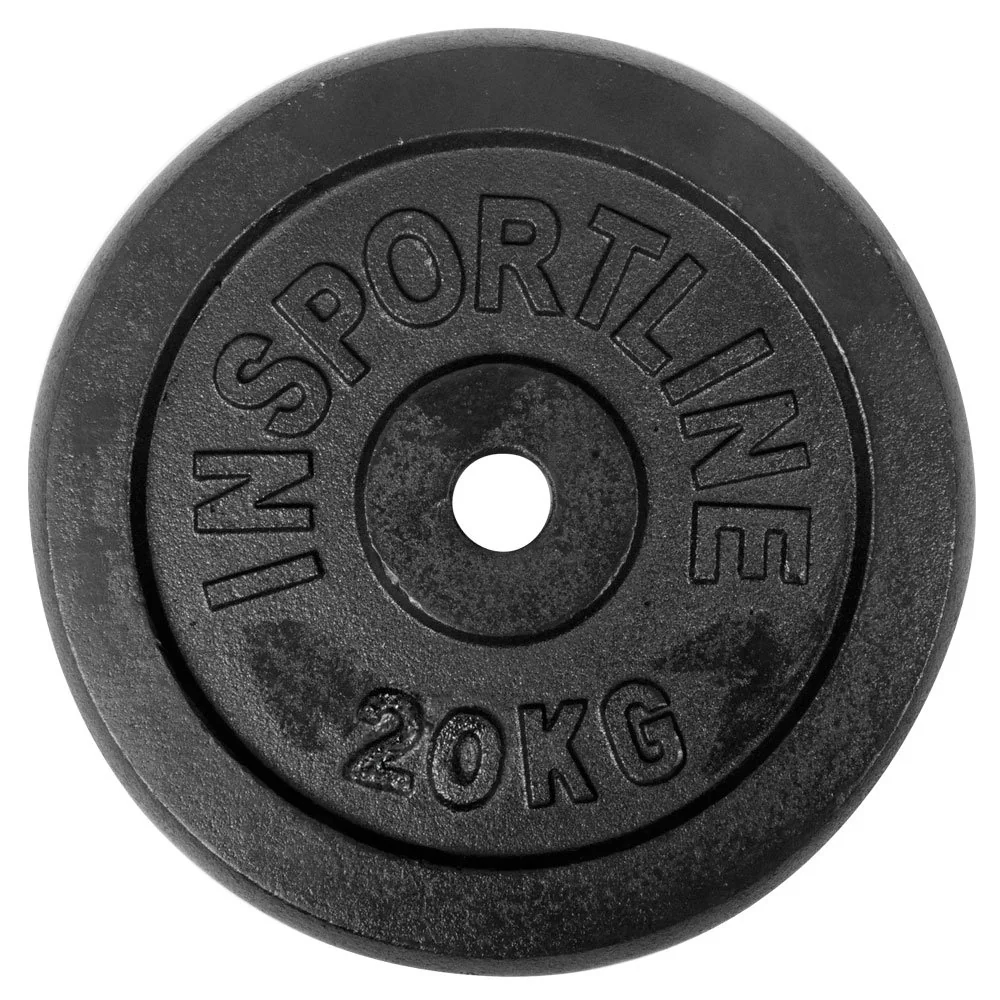 inSPORTline Litinové závaží Castblack 20 kg 30mm