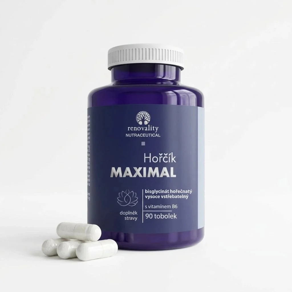Renovality Hořčík MAXIMAL s vitamínem B6 90 tobolek