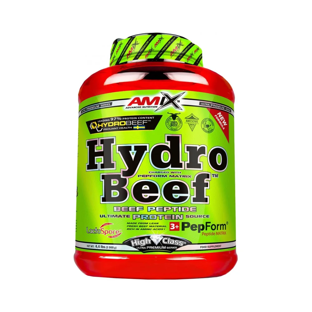 Amix Nutrition HydroBeef 2000 g čoko-kokos 2000 g čoko-kokos