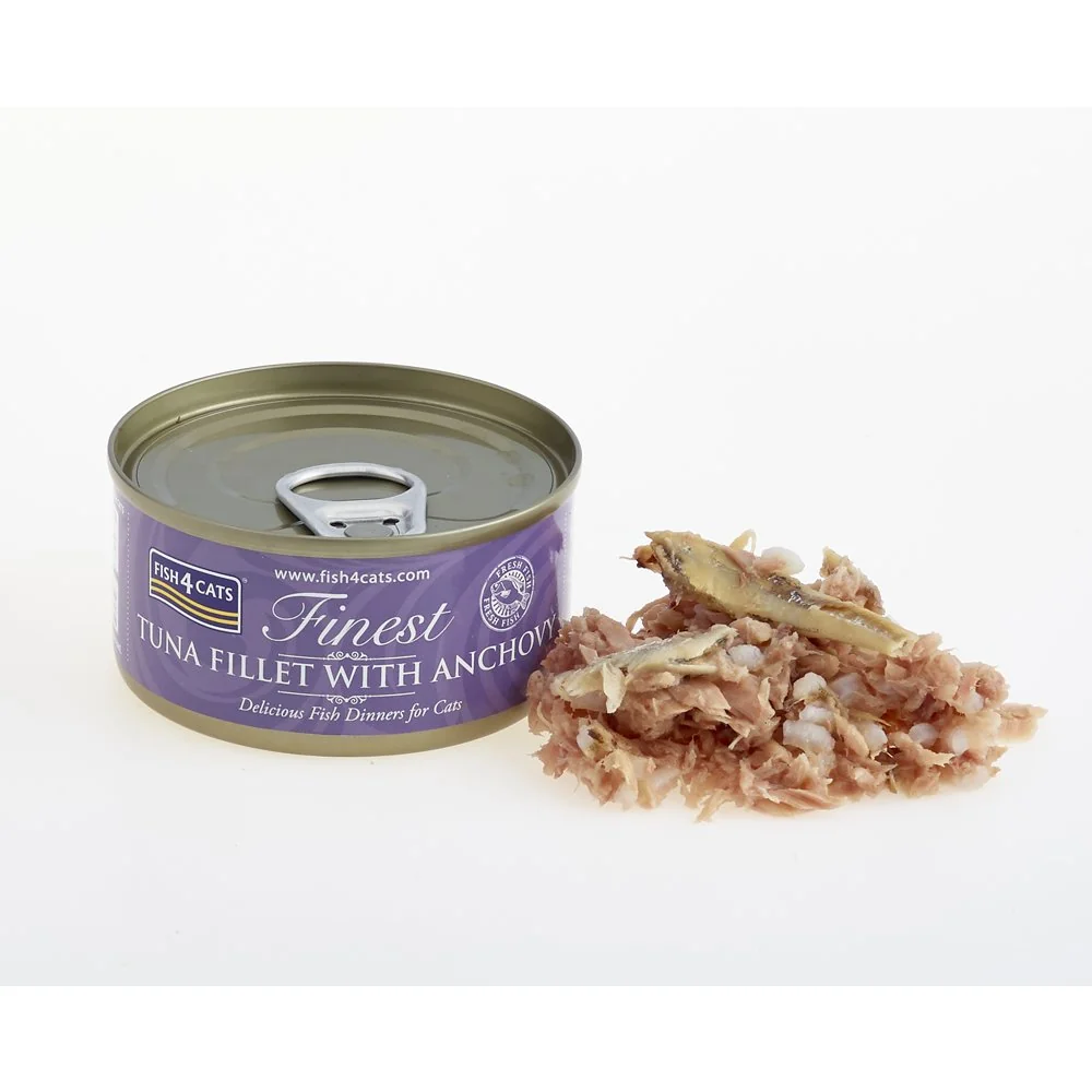 Fish4Cats Konzerva pro kočky Finest tuňák se ančovičkami 70 g