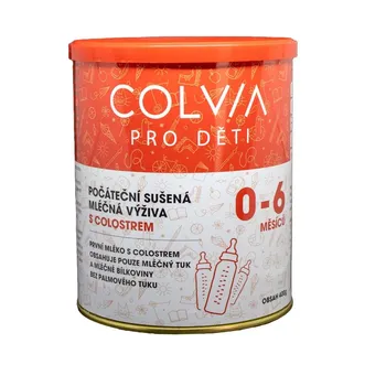 COLVIA Počáteční sušená mléčná výživa s colostrem 0-6 měsíců 400 g