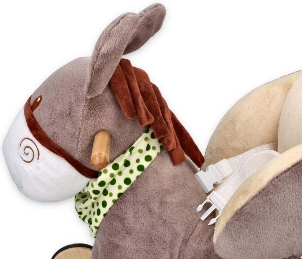 Adam Toys Houpací a jezdící oslík Radim s kolečky 2v1