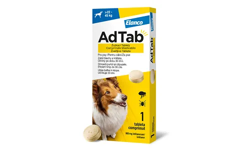AdTab Žvýkací tablety pro psy >22-45 kg