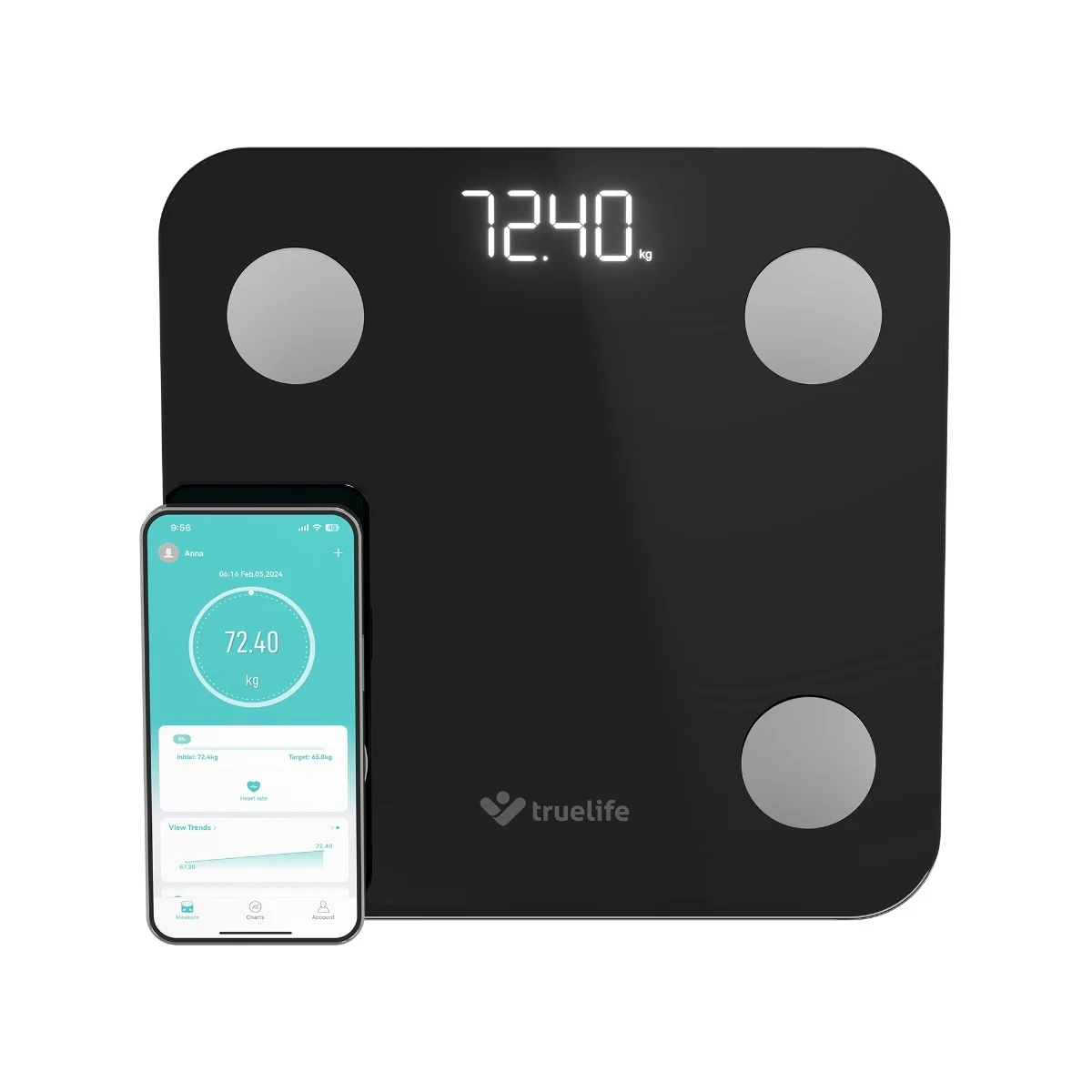 Truelife FitScale W1 osobní váha black