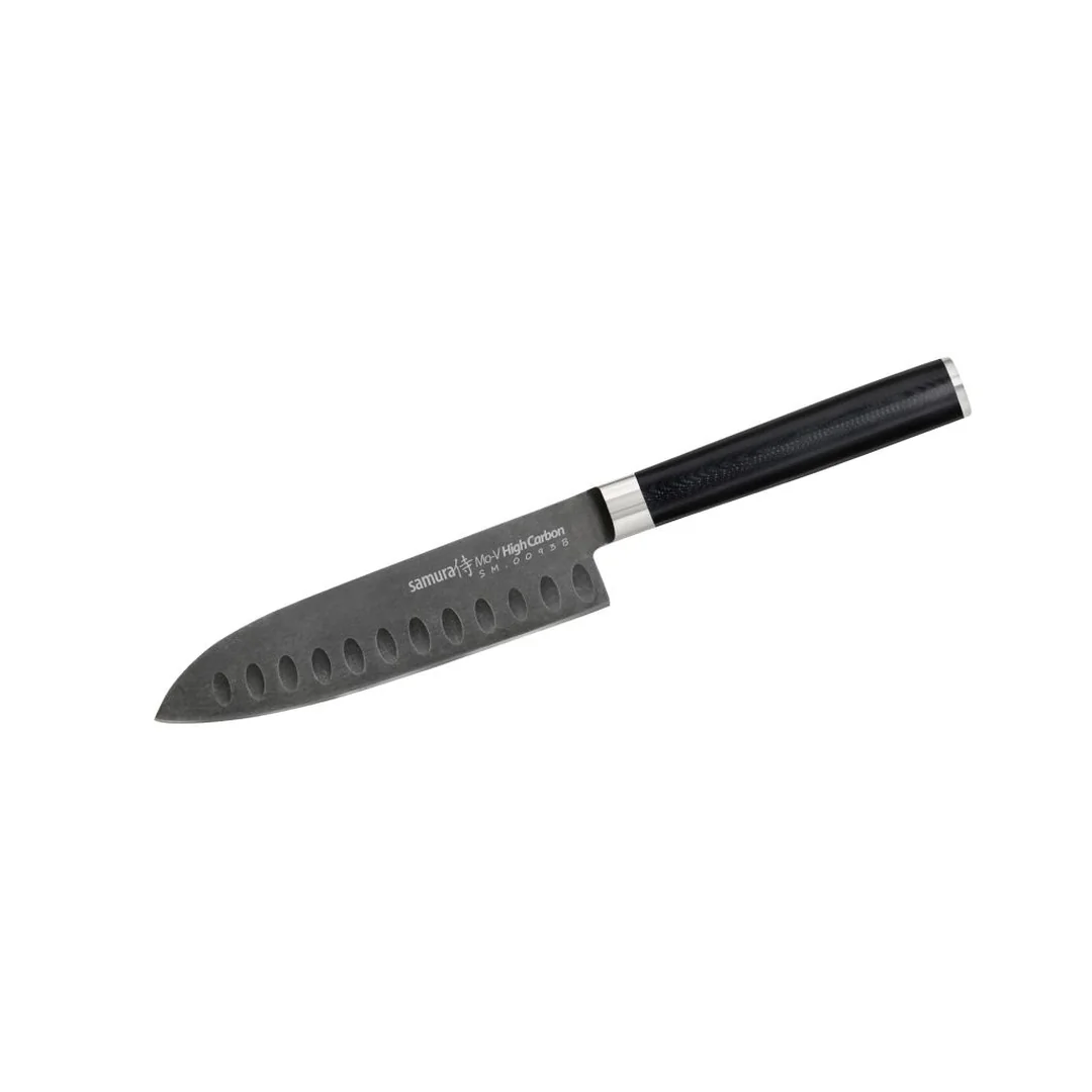 Samura MO-V Stonewash Nůž Santoku 14 cm (SM-0093B) 