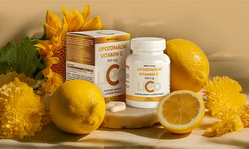 MOVit Energy Lipozomální Vitamin C 500 mg 60 kapslí