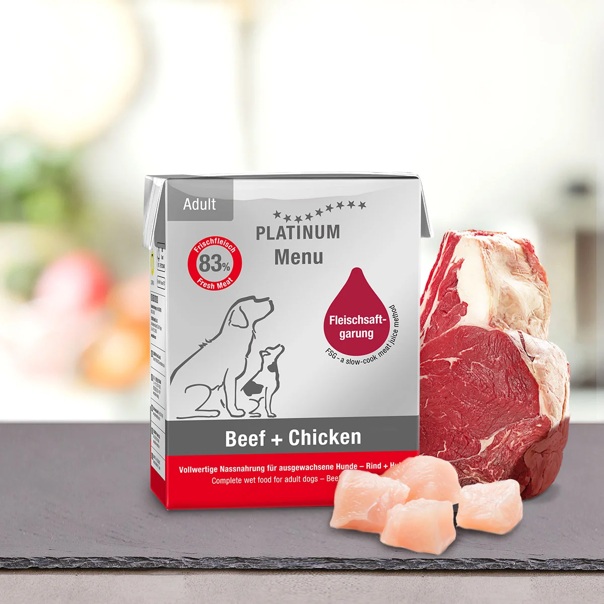 Platinum Menu Beef + Chicken - Hovězí + Kuře 375 g